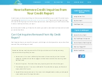 Credit Inquiries: What are They   How to Remove Them | DebtSteps.com