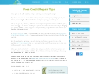 Free Credit Repair Tips   Advice | DebtSteps.com