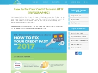 How to Fix Your Credit Score in 2017 [INFOGRAPHIC] | DebtSteps.com