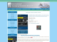 Dental Journal : International Journal of Dentistry Research