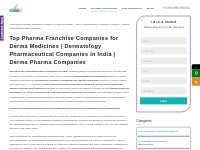 pharma franchise company for derma range | dermatology pcd company |