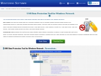 USB data protection tool for Windows network data transfer save offlin