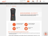 DTH Universal Remote | SD/HD Set Top Box Remote Control -DishTV