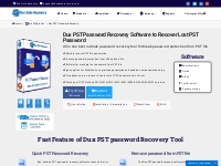 Outlook PST password recovery tool easy to recover PST password