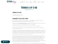 Terms of Service | DVM Elite