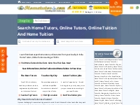 Top 100 Home Tutors, Online Tutors, Online Tuition, Tuition