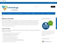Business Promotion   Tourist guide, travel catalog, e-travels.gr touri