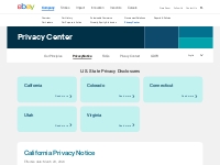 U.S. State Privacy Disclosures - eBay Inc.