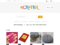 eCRATER - online marketplace, get a free online store