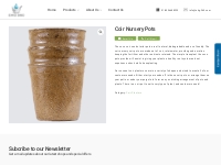 Coir Nursery Pots Manufacturer   Wholesale Supplier | EHG 360