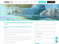 Professional Discipline Lawyers Perth - Employment Lawyers Perth