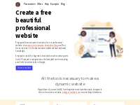 Make a free website with our easy-to-use website builder | emyspot