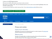 NHS England   Privacy and cookies