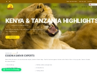 Essenia Safari Experts - African Safari - Kenya Tanzania Uganda Safari