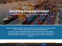Everything Shipping Container