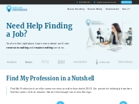 Find My Profession - Reverse Recruiting   Resume Writing