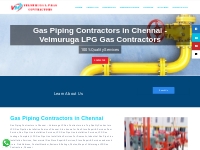 Gas Piping Contractors in Chennai |Velmuruga LP Gas Contractors