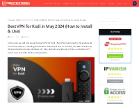 Best VPN for Kodi in Jan 2024 (How to Install   Use)