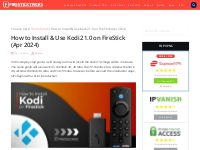 How to Install   Use Kodi 20.2 Nexus on FireStick (Jan 2024)
