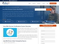 Java Web Service Training & Java Web Service Certification