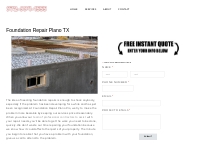 Foundation Repair in Plano TX | Foundation Repair Cost