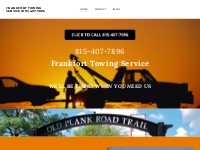 Frankfort Towing Service (815) 407-7896 - Home