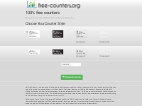 Free Counters for Your Website! 100% free! Get Your Counter now!
