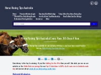            Horse Racing Tips Australia Best Free Race Tips and Ratings