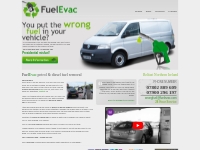   	Help with wrong fuel - petrol diesel - FuelEvac Northern Ireland