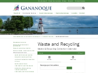 Waste and Recycling | The Corporation of the Town of Gananoque