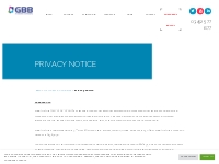 Privacy Notice - Information | GBB UK Limited