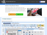 Healthcare Barcode Maker Software useful for labeling medicine - Gener