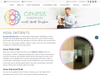 New Patients at Genesis Chiropractic in Somerset, Orchard, Singapore C