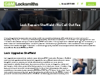 Lock Repairs Sheffield - G   M Locksmiths