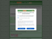 GoodWebProxy.com - Free Web Proxy - Anonymous Web Surfing