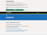 COVID-19: guidance and support - GOV.UK