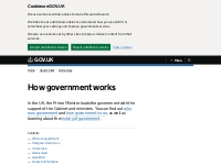        How government works - GOV.UK