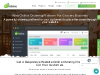 online ordering system for grocery business - Grobino