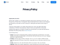 Privacy policy : Hei.io
