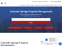 Colorado Springs Property Management, Colorado Springs Property Manage
