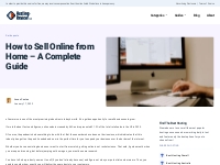 How to Sell Online from Home   A Complete Guide | Hosting Review