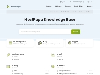 Home - HostPapa Knowledge Base