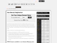 Sole Domain Registration