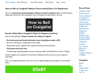 How to Sell on Craigslist Safely   Fast: Selling Items for Beginners