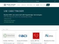 Use Case Tracker - Hyperledger Foundation