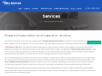Property Preservation Services - Indus Abstract Services, LLC
