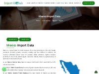 Mexico Import Data, Mexico Customs Data, Mexico Shipments Data