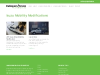 Isuzu Mobility Modifications Melbourne - Independence Automotive
