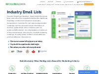 Industry Email List | Buy Email Lists by Industry