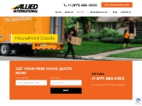 Shipping Household Goods Internationally | Allied Movers